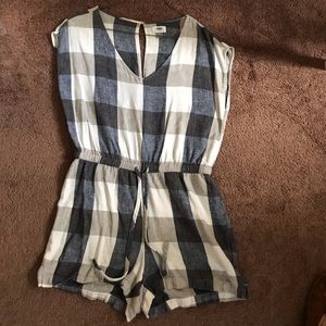 Old navy gingham romper